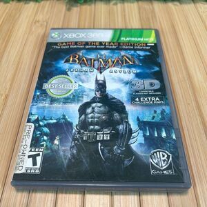 XBOX 360 : BATMAN ARKHAM CITY GOTY PLATINUM 3D Complete w/Manual & Tested